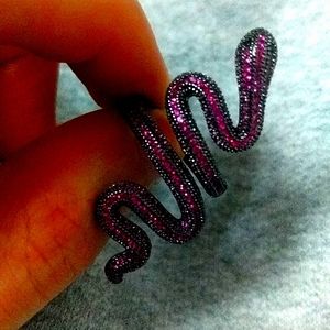 Purple reputation Snake Ring